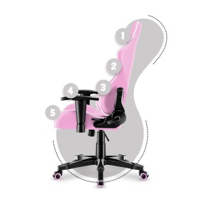 Huzaro Gaming dečija stolica Ranger 6.0 Pink - Img 2