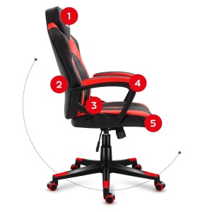 Huzaro Gaming stolica Force 2.5 Red - Img 4