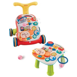 Kikka Boo Guralica za bebe PLAY & GROW 2u1 Crvena - Img 2