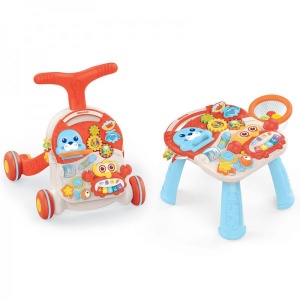 Kikka Boo Guralica za bebe WOBBLE FUN 2u1 Narandžasta