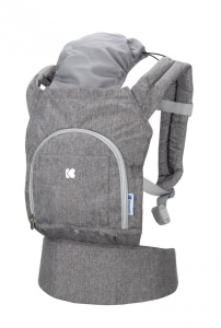 KikkaBoo Kengur nosiljka za bebe Hoody Siva do 15 kg - Img 3