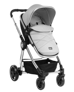 KikkaBoo Kolica za bebe ALLURE - Siva (KKB10138) - Img 4