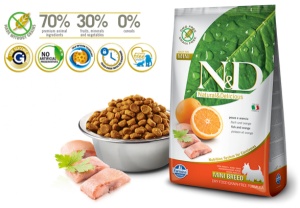 N&D Suva hrana Prime Mini Adult Fish&Orange 7kg