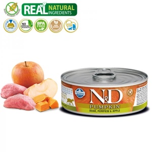 N&D Vlažna hrana konzerva Cat Pumpkin Boar&Pumpkin&Apple 80g