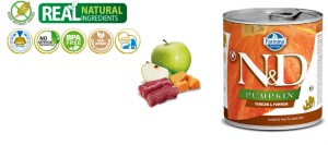 N&D Vlažna hrana konzerva Dog Pumpkin Venison&Pumpkin 285g