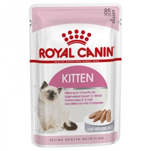 ROYAL CANIN Vlažna hrana za mačiće, u formi paštete Kitten Loaf 85gr x 12kesica - Img 2