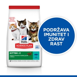 Suva hrana za mačke Hill's Science Plan Kitten sa Tunjevinom 1,5 g - Img 3