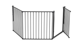 BabyDan Flex L Sigurnosna ograda za decu 90–223 cm – Zidna montaža, Crna - Img 7
