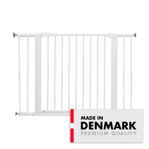 BabyDan Perfect Close zaštitna ograda za decu 103–110 cm, bela