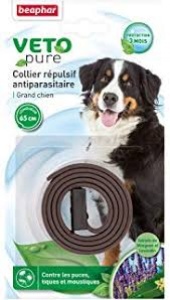 Beaphar Veto pure dog Neem brown - Ogrlica za pse protiv buva, krpelja i komaraca (braon boja)