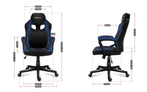 Huzaro Gaming stolica Force 2.5 Blue Mesh - Img 3