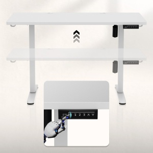 Huzaro Hero 8.1 White Gejmerski električni sto 120x60cm sa regulacijom visine - Img 2