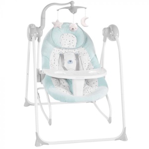 KikkaBoo Ljuljaška za bebe DOZY 2u1 BEAR WITH ME Mint