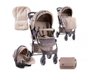 Kolica za bebe ''Daisy'' set Bež