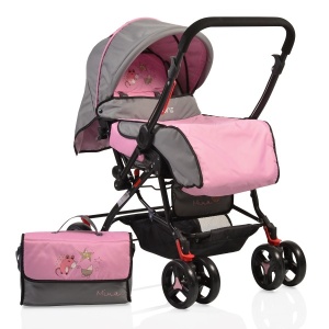 Kolica za bebe "Mina" Pink - Img 2