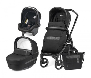 Kolica za bebe "Modular Sistem Elite" 3u1 Rock Black - Img 4