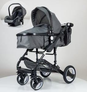 Kolica za bebe sa autosedištem MARSI model 600-1 Siva - Img 3