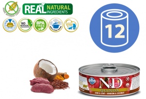 N&D Vlažna hrana Can Cat Quinoa Venison&Coconut 80g x 12kom pakovanje