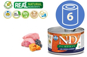 N&D Vlažna hrana Can Dog PM Mini Lamb&Pumpkin&Blueberry 140g x 6kom pakovanje