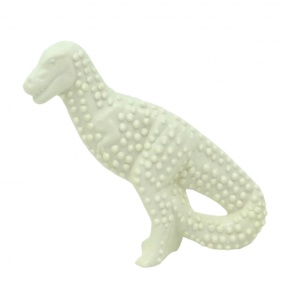 Nylabone Power Chew Igračka za žvakanje za zube u obliku dinosaurusa, ukus piletina L - Img 2