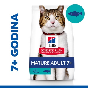 Suva hrana za mačke Hill's Science Plan Mature Adult sa Tunjevinom 1,5 kg - Img 2