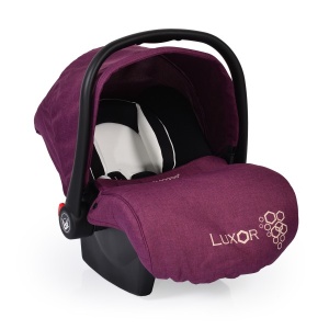 Auto-sedište, nosilljka za bebe sa adapterom "Luxor" Ljubičasta 0-13 kg