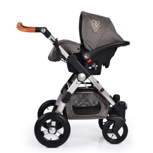 Auto-sedište, nosilljka za bebe sa adapterom "Luxor" Siva 0-13 kg
