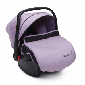 Auto-sedište, nosilljka za bebe sa adapterom "Rachel" Ljubičasta 0-13 kg