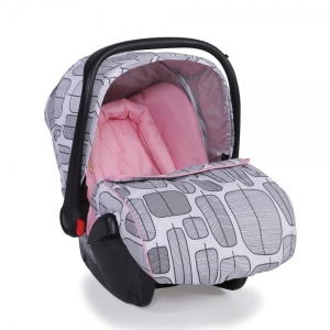Auto-sedište, nosilljka za bebe "Sarah" Pink 0-13 kg - Img 2
