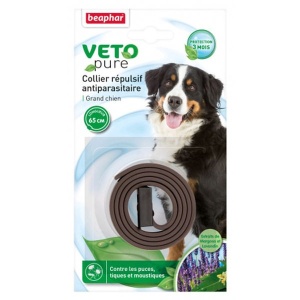 Beaphar Bio collar dog plus - Ogrlica za pse protiv buva, krpelja i komaraca