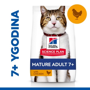 Hrana za Mačke sa piletinom 1,5kg, Hill's Science Plan Mačka Mature Adult 7+