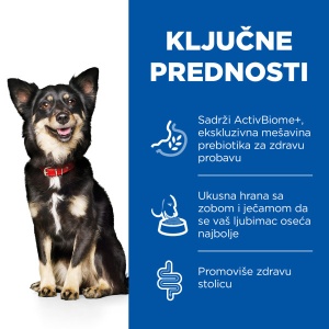 Hrana za Pse Hill's Science Plan PERFECT DIGESTION Small & Mini Adult 1+ sa Piletinom i Smeđim Pirinčem 6 kg - Img 4