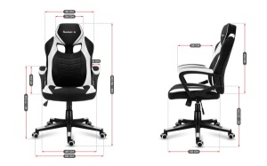 Huzaro Gaming stolica Force 2.5 White Mesh - Img 4