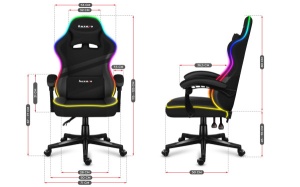 Huzaro Gaming stolica Force 4.4 RGB Black - Img 3