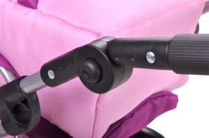 Knorr kolica za lutke Ruby Jednorog pink