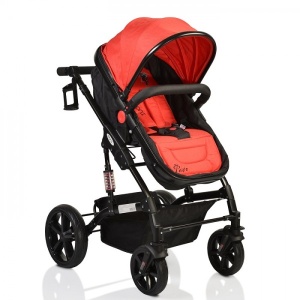 Kolica za bebe "Pavo" Red