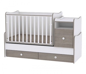 Krevetac za bebe "TREND PLUS" 70/160 Bela Kafa - Img 3