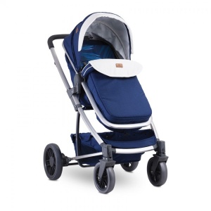 Lorelli Kolica za bebe "S-500 Set" tamno plava Flowers - Img 3