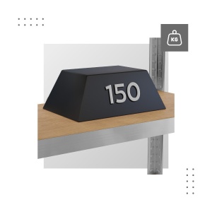 Metalna polica 5x150kg Gregman Tower 10 - Img 2
