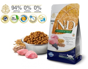 N&D Suva hrana LG Cat Lamb&Blueberry 1,5kg