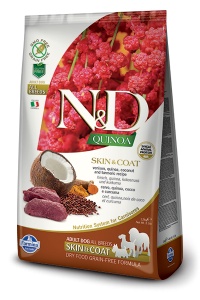 N&D Suva hrana Quinoa Skin&Coat Venison, Coconut-Curcuma 7 kg - Img 2