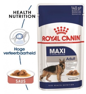 ROYAL CANIN Vlažna hrana u kesici za odrasle pse velikih rasa Maxi Adult 10x140gr - Img 2