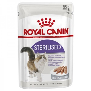 ROYAL CANIN Vlažna hrana za mačke preko 12 meseci starosti, u formi paštete Sterilised loaf 85gr x 12kesica - Img 2
