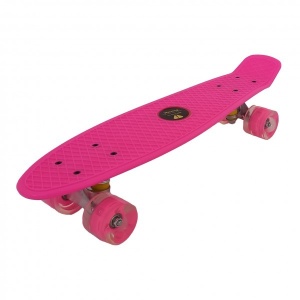 Skejtbord za decu sa svetlećim točkovima 001 Pink Tamna - Img 2