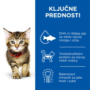 Suva hrana za mačke Hill's Science Plan Kitten sa Tunjevinom 300 g - Img 4