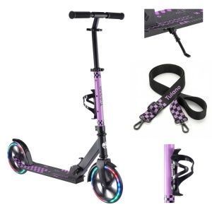 Tulano Zigzag 45 – pink trotinet za decu sa LED točkovima