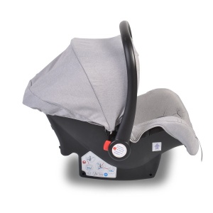 Auto-sedište, nosilljka za bebe "Moni" Svetlo Sivo 0-13kg - Img 4