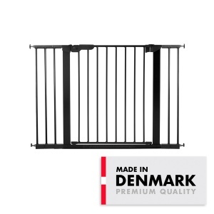BabyDan Premier zaštitna ograda 105,5–112,8 cm, crna