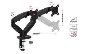 Huzaro Gaming nosač monitora Motion 2.2 - Img 4