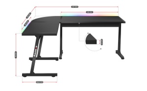 Huzaro Gaming sto Hero 6.0 RGB Black - Img 4